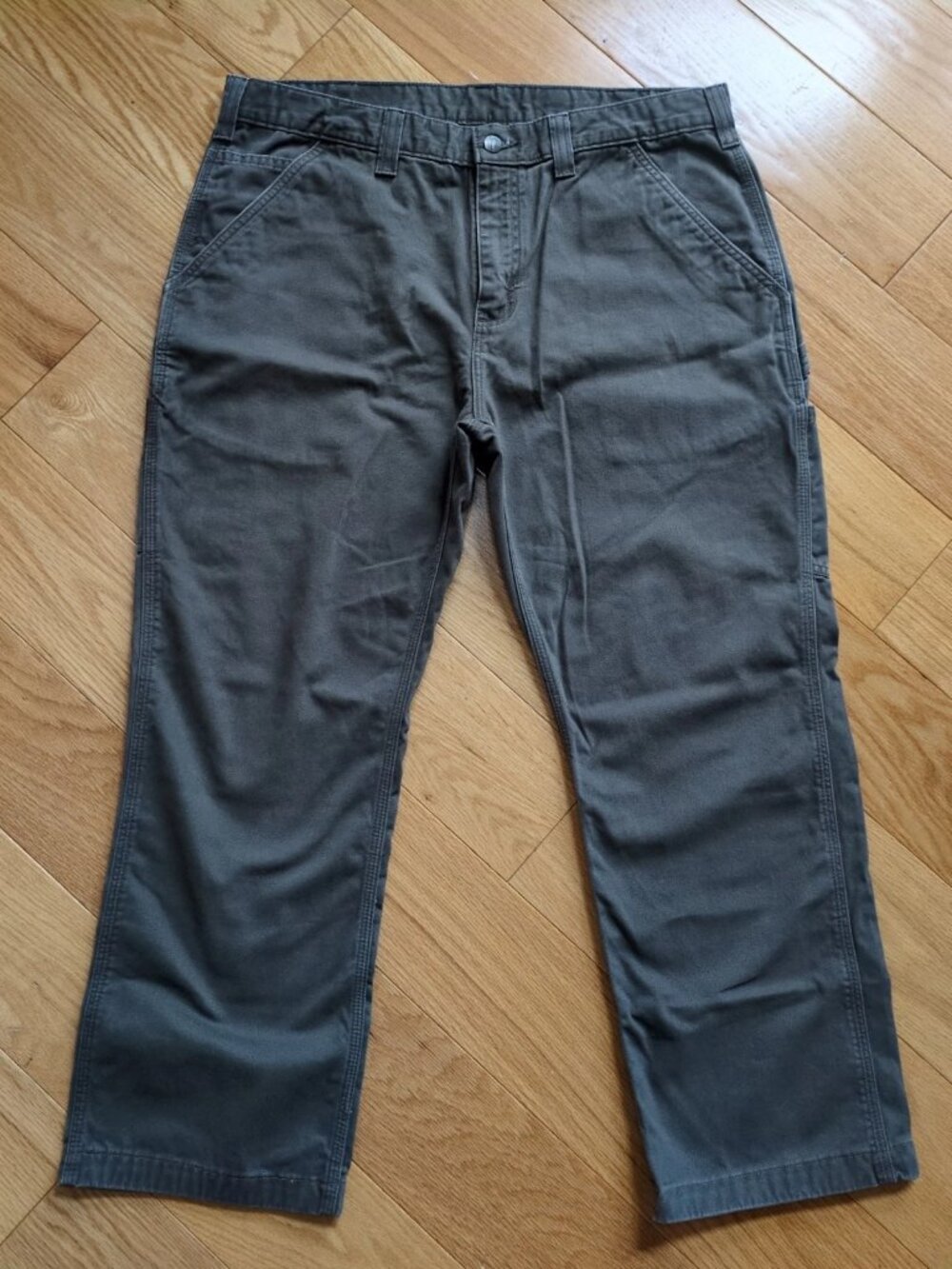 Carhartt Carpenter Pants Mens 38x30 (Fit 36x28) Relaxed Fit Workwear B324-DFE - Picture 5 of 9
